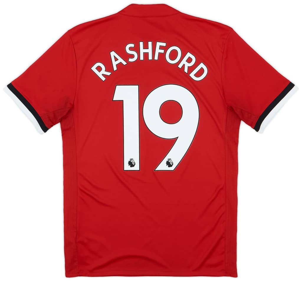 2017-18 Manchester United Home Shirt Rashford #19 - 7/10 - (S)