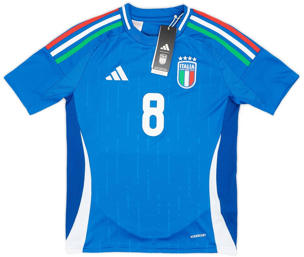2024-25 Italy Home Shirt Jorginho #8 (KIDS)