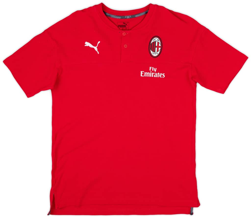 2019-20 AC Milan Puma Polo Shirt - 9/10 - (M)