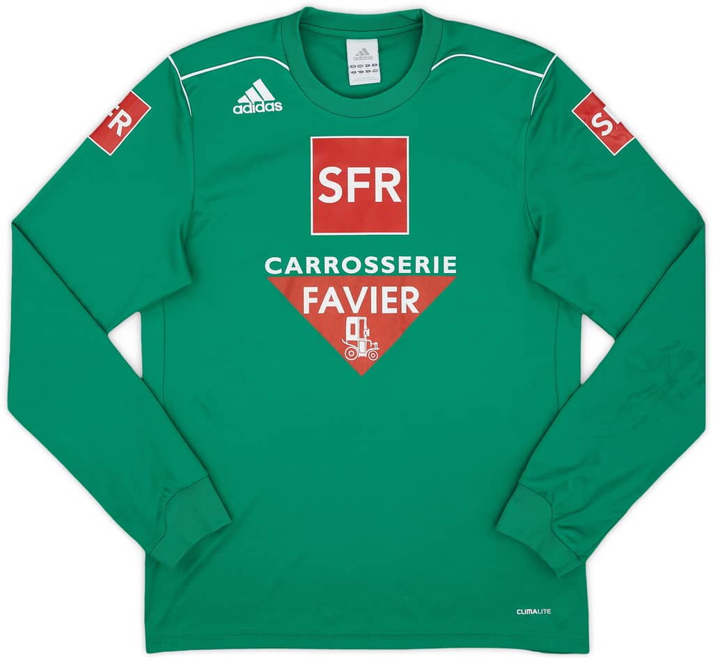 2009-10 Coupe de France adidas Template L/S Shirt #6 - 7/10 - (S)