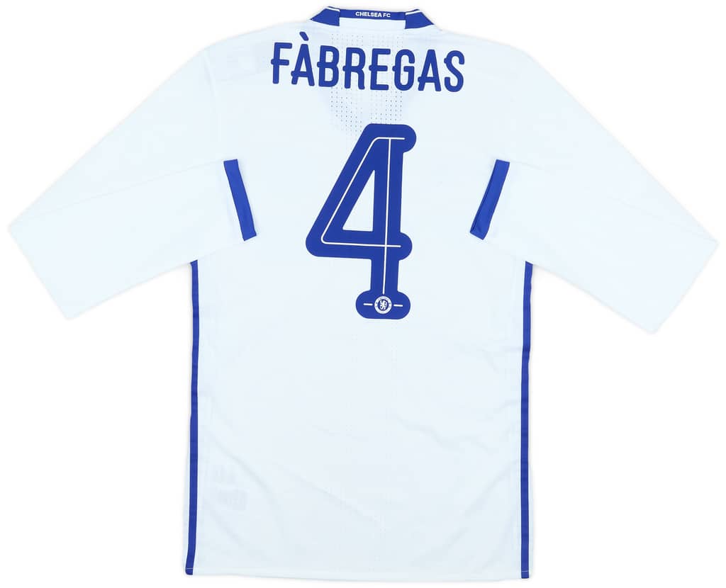 2016-17 Chelsea Player Issue Third L/S Shirt Fabregas #4 (M)