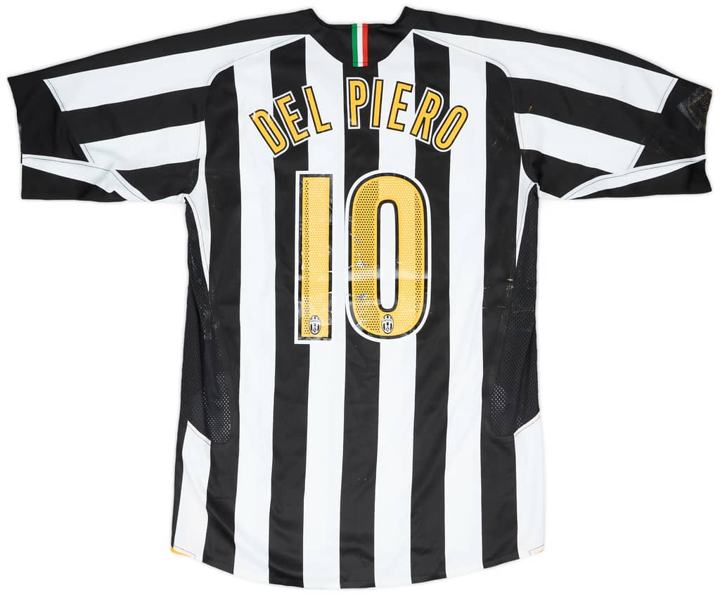 2005-06 Juventus Player Issue Home Shirt Del Piero #10