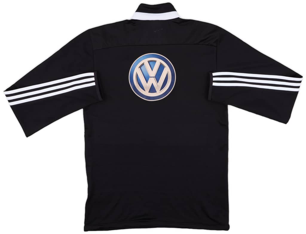 2013-14 Wolfsburg adidas 1/4 Zip Training Top - 9/10 - (S)