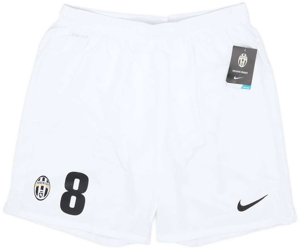 2012-13 Juventus Player Issue Home Shorts #8 (XXL)