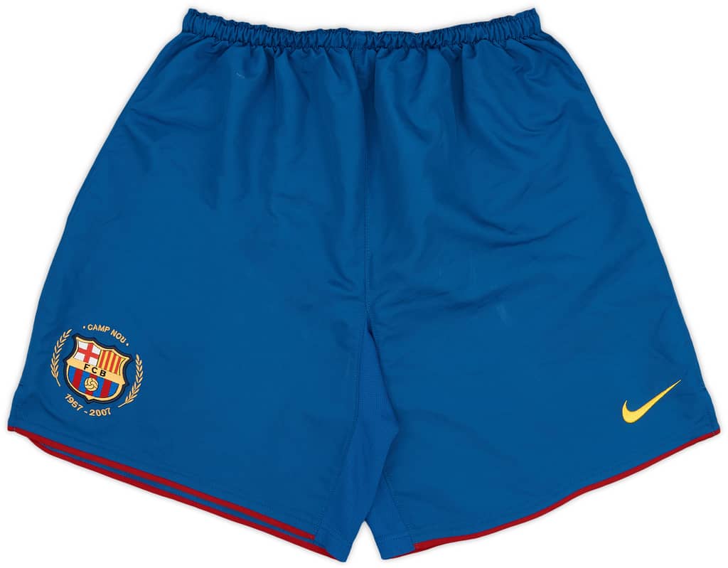 2007-08 Barcelona Home Shorts - 7/10 - (M)