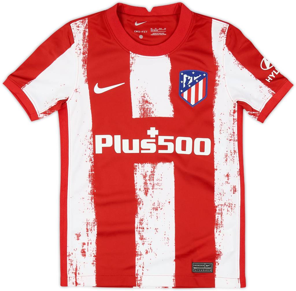 2021-22 Atletico Madrid Home Shirt (XS.Kids)
