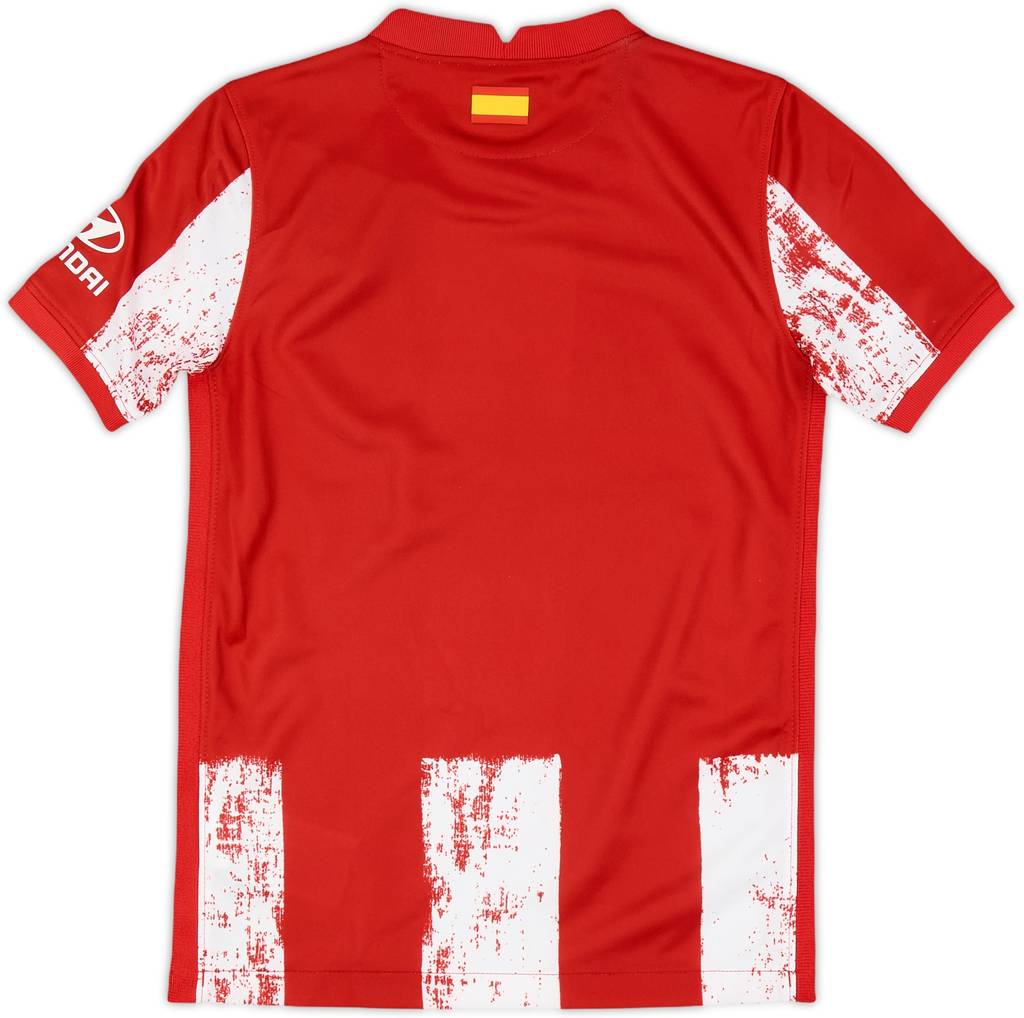 2021-22 Atletico Madrid Home Shirt (XS.Kids)