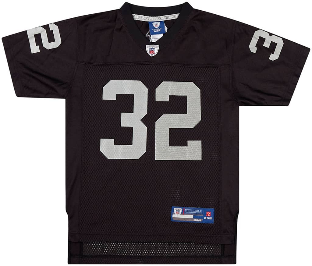 2010 Oakland Raiders Bennett #32 Reebok On Field Jersey (Home) Y