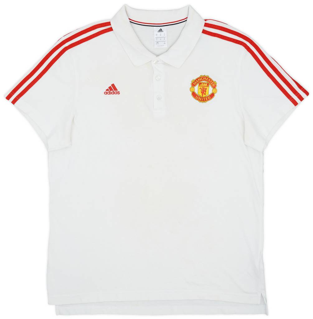 2015-16 Manchester United adidas Polo Shirt - 9/10 - (XL)
