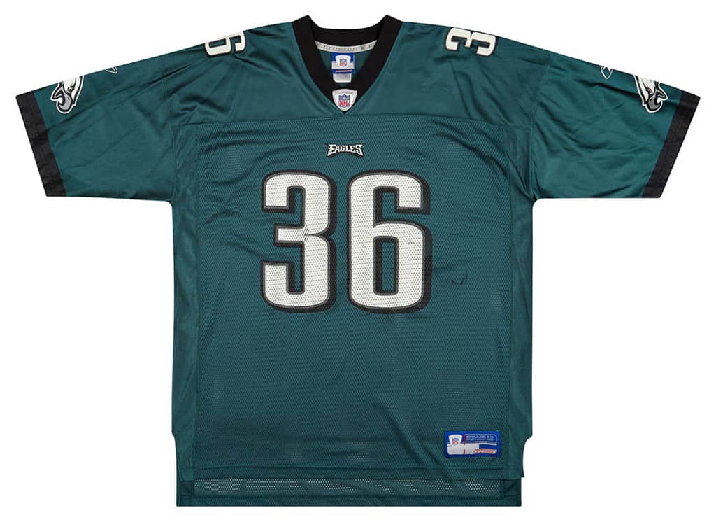 2003-04 Philadelphia Eagles Westbrook #36 Reebok On Field Jersey (Home) XXL