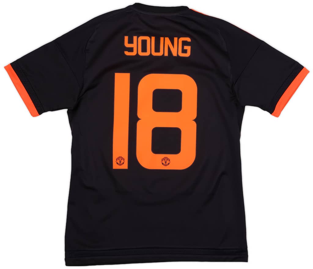 2015-16 Manchester United Third Shirt Young #18 - 9/10 - (S)