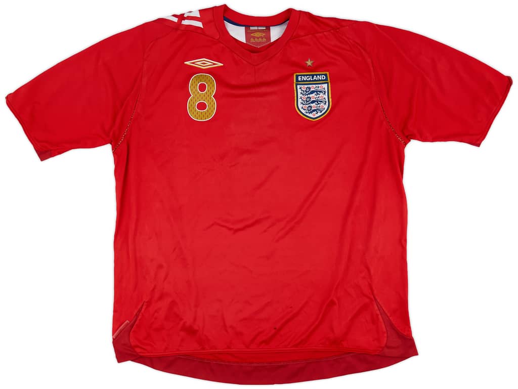 2006-08 England Away Shirt Lampard #8 - 5/10 - (XXL)