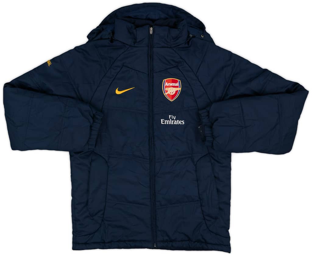 2007-08 Arsenal Nike Padded Bench Coat - 9/10 - (S)