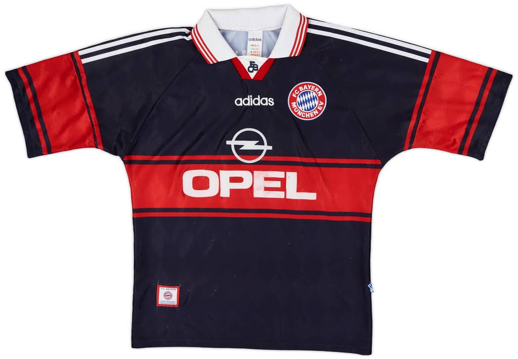 1997-99 Bayern Munich Home Shirt Kuffour #4 - 5/10 - (M)