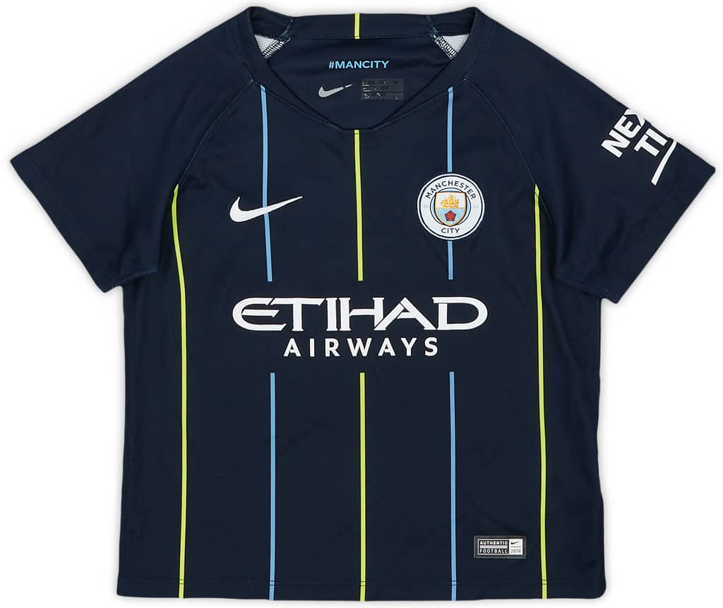 2018-19 Manchester City Away Shirt - 8/10 - (3-4 Years)