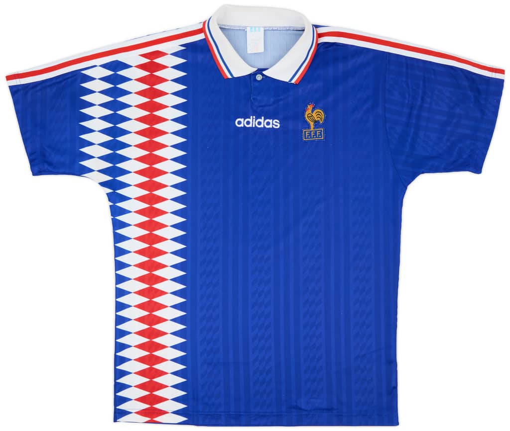 1994-96 France Home Shirt - 8/10 - (L/XL)