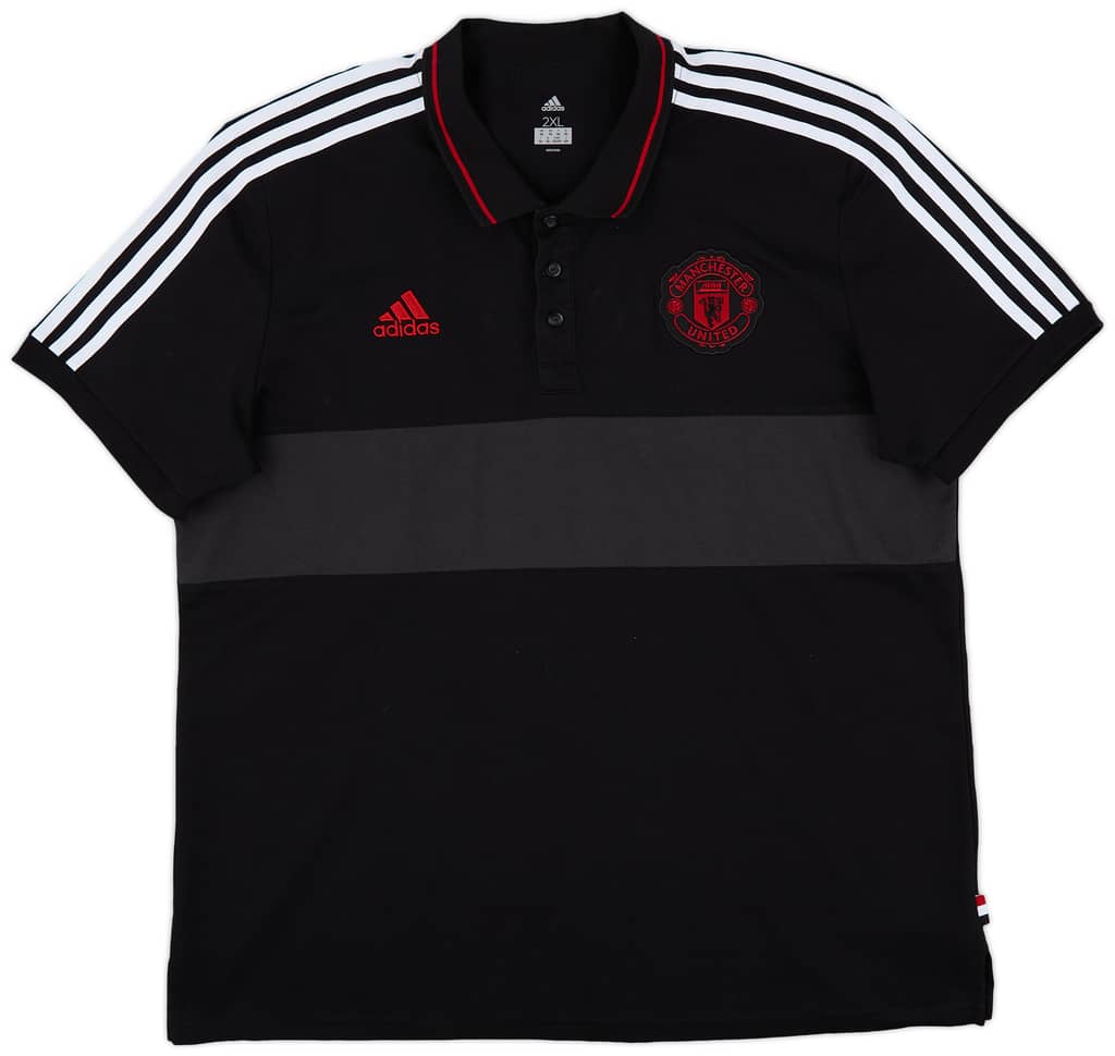 2018-19 Manchester United adidas Polo Shirt - 9/10 - (XXL)
