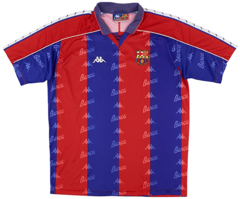 1992-95 Barcelona Home Shirt - 8/10 - (XL)