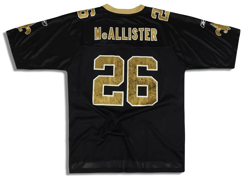 2005-06 New Orleans Saints McAllister #26 Reebok On Field Jersey (Home) S