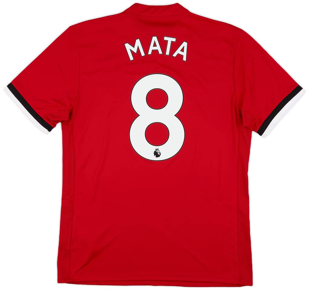 2017-18 Manchester United Home Shirt Mata #8 (M)