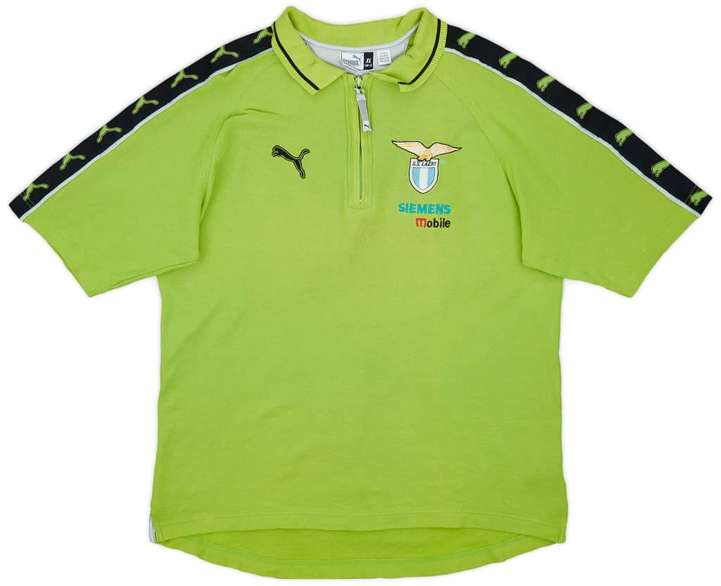 2002-03 Lazio Puma Staff Issue 1/4 Zip Polo Shirt - 7/10 - (XL)
