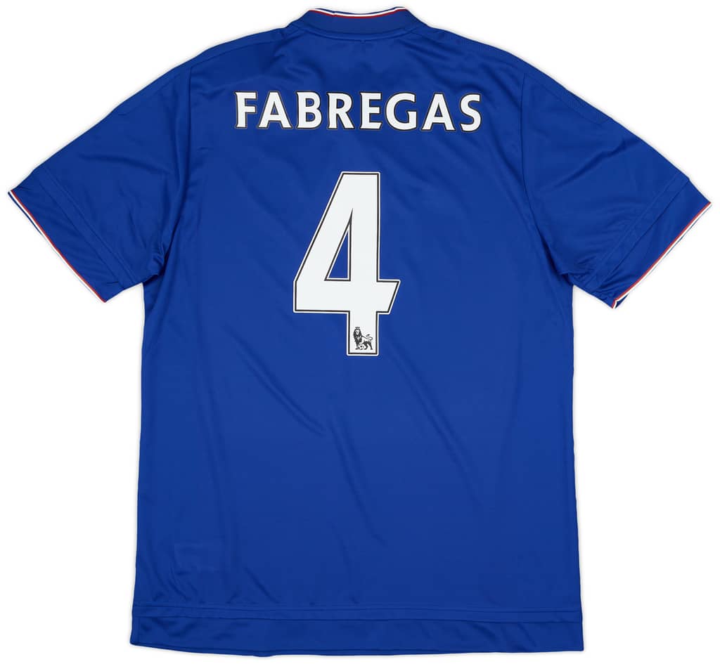 2015-16 Chelsea Home Shirt Fabregas #4 (L)