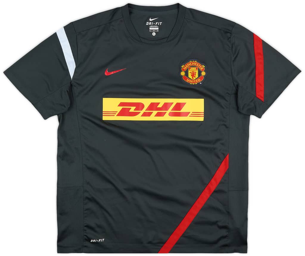 2012-13 Manchester United Nike Training Shirt - 7/10 - (XL)