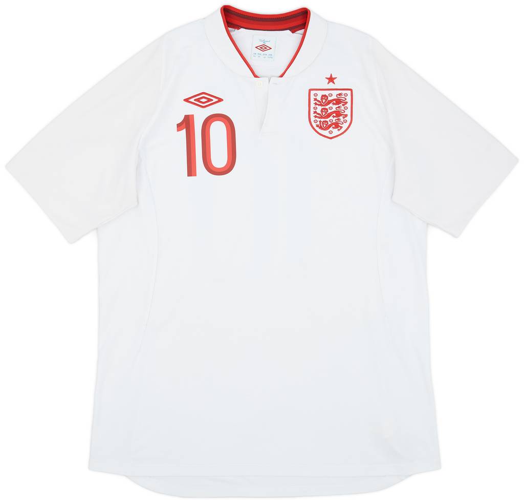 2012-13 England Home Shirt Rooney #10 - 9/10 - (L)
