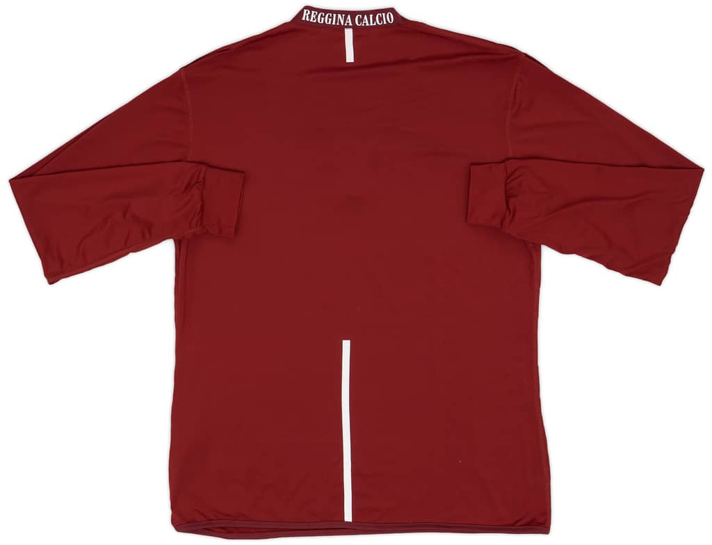 2009-10 Reggina Home L/S Shirt - 9/10 - (L)