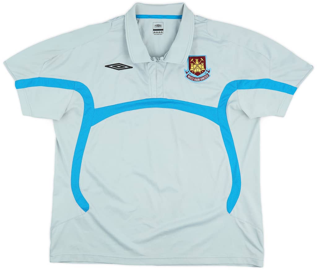 2009-10 West Ham Umbro Polo Shirt - 8/10 - (XL)