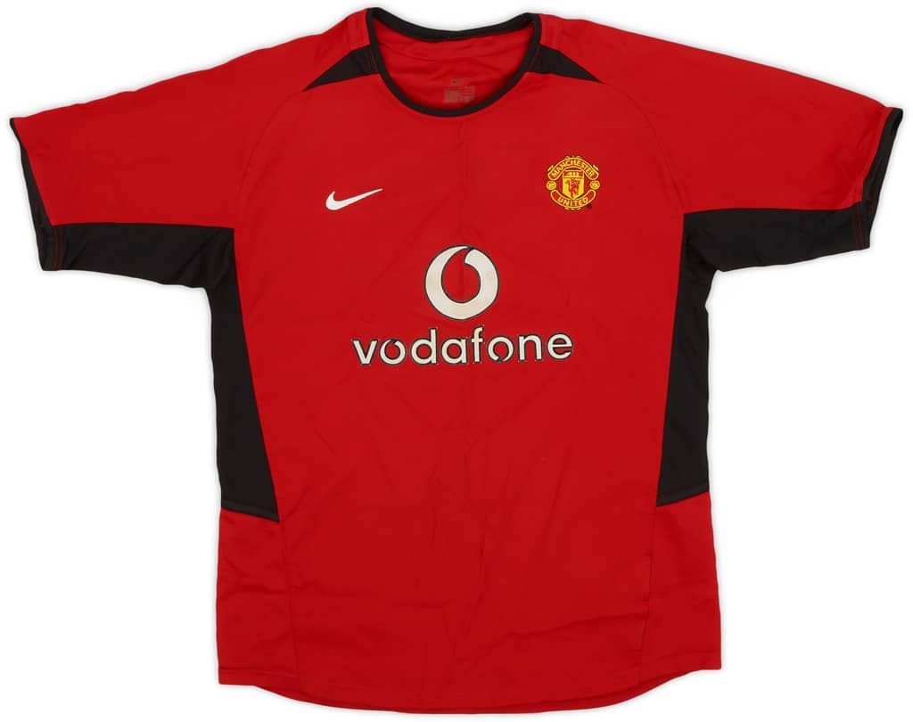 2002-04 Manchester United Home Shirt - 7/10 - (L.Boys)