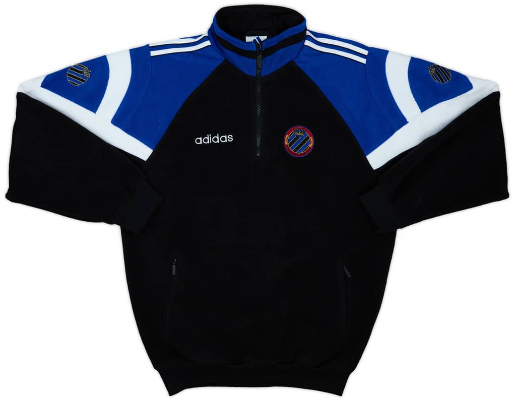 1996-97 Club Brugge adidas 1/4 Zip Fleece Jacket - 8/10 - (S)