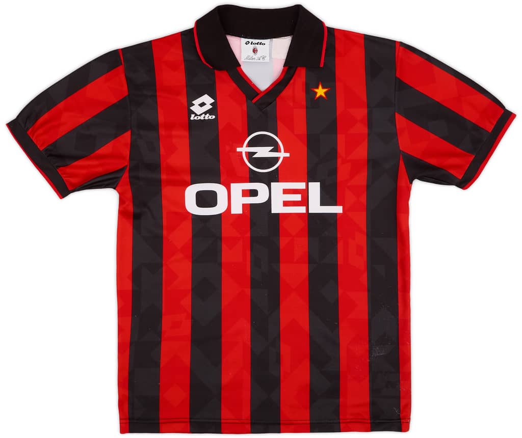 1994-95 AC Milan Home Shirt - 6/10 - (L)