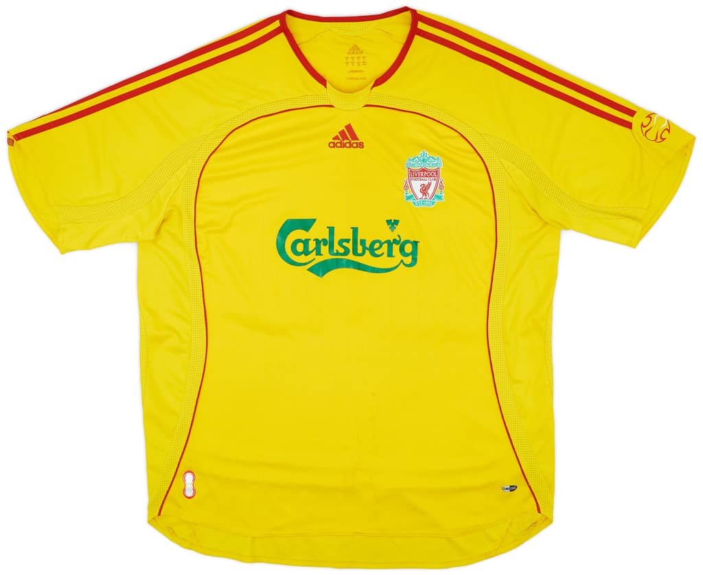 2006-07 Liverpool Away Shirt Gerrard #8 - 5/10 - (XL)