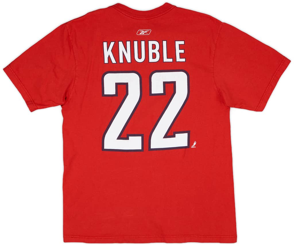 2009-11 Washington Capitals Knuble #22 Reebok Tee - 6/10 - (L)