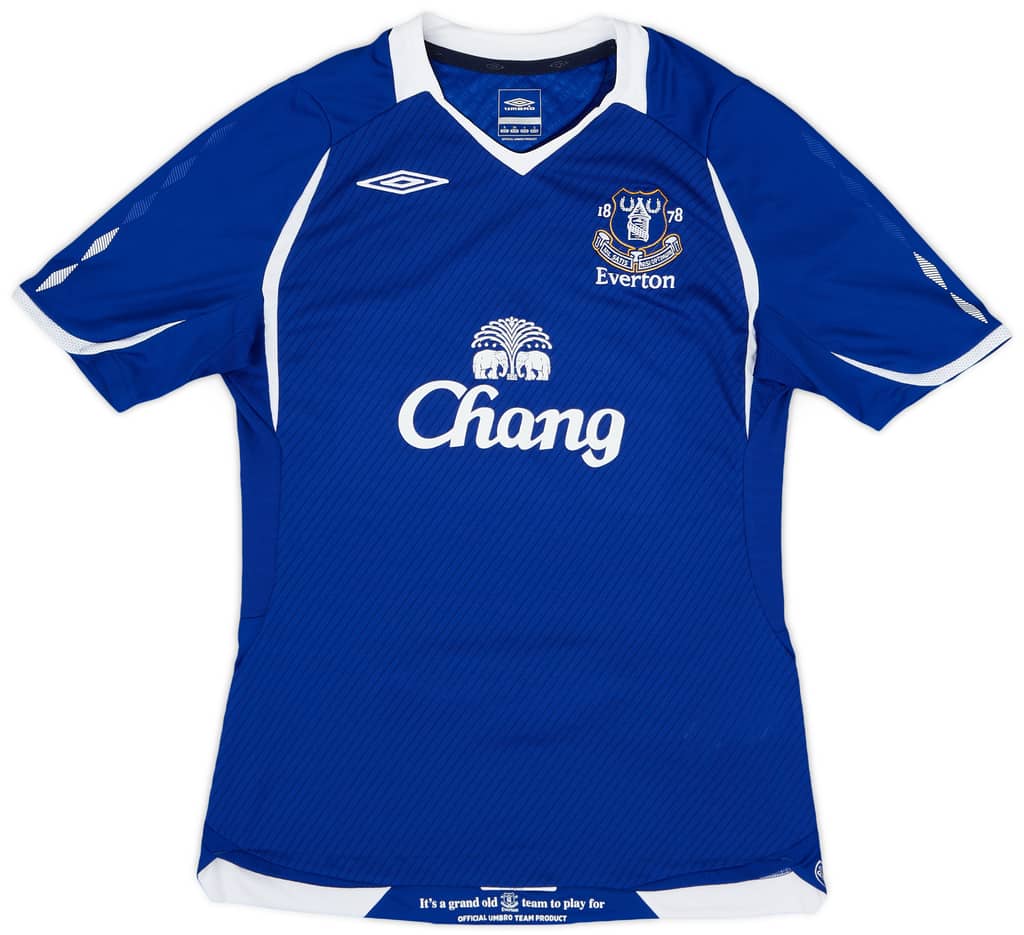 2008-09 Everton Home Shirt - 9/10 - (Women's S)