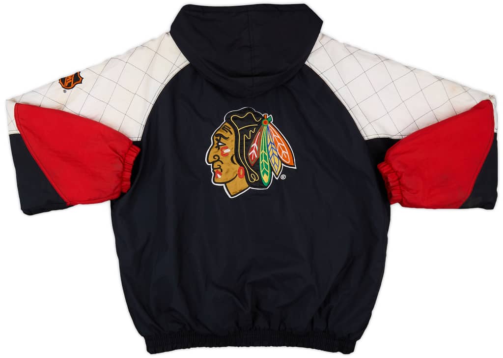 1990s Chicago Blackhawks Starter Rain Coat - 8/10 - (XL)
