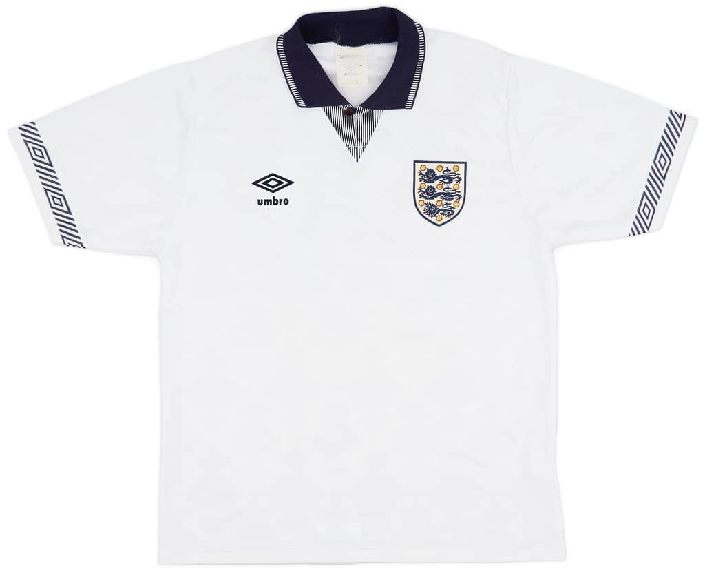 1990-92 England Home Shirt - 9/10 - (S)
