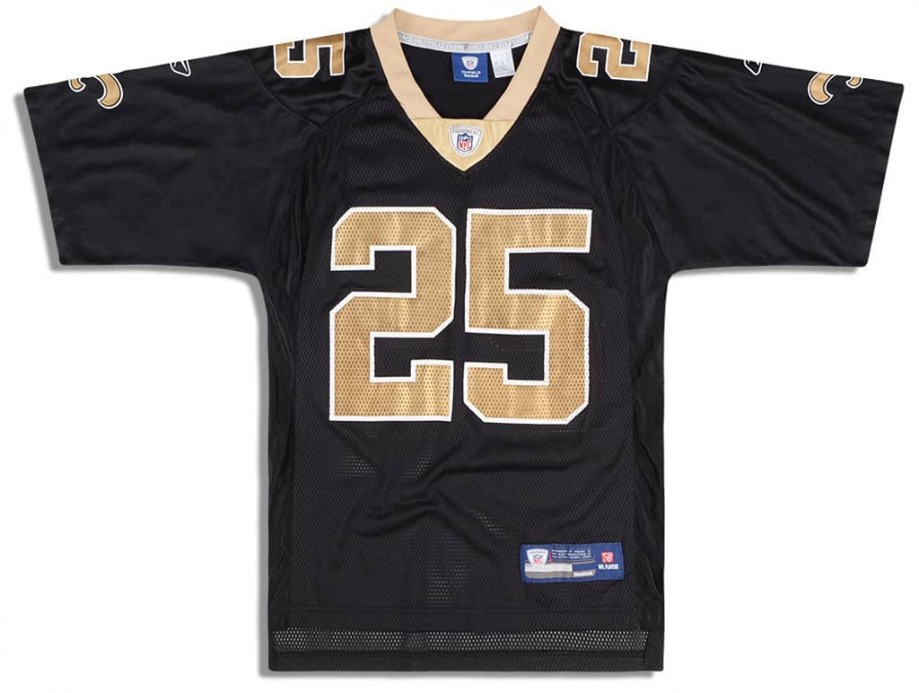 2008-10 New Orleans Saints Bush #25 Reebok On Field Jersey (Home) XXL