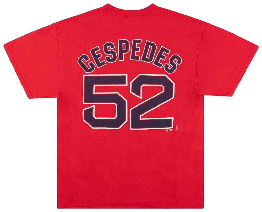 2014 Boston Red Sox Cespedes #52 Majestic Graphic Tee L