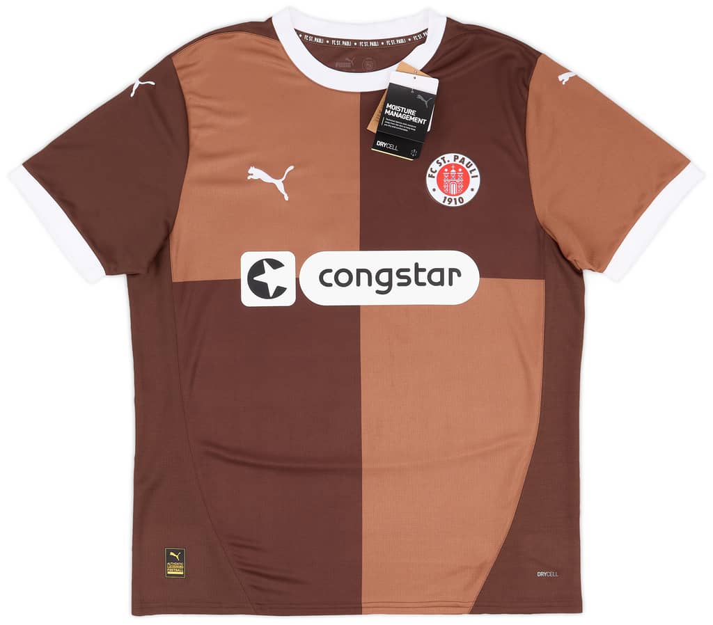 2024-25 St Pauli Home Shirt Irvine #7