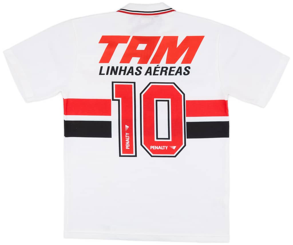 1991 Sao Paulo Home Shirt #10 - 8/10 - (M)