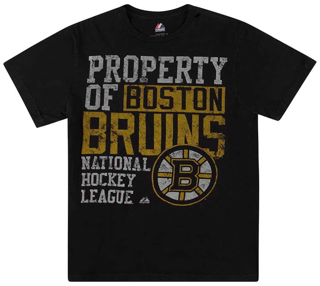 2010s Boston Bruins Majestic Graphic Tee L