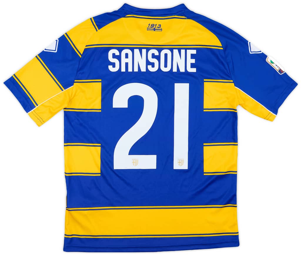 2012-13 Parma Match Issue Third Shirt Sansone #21