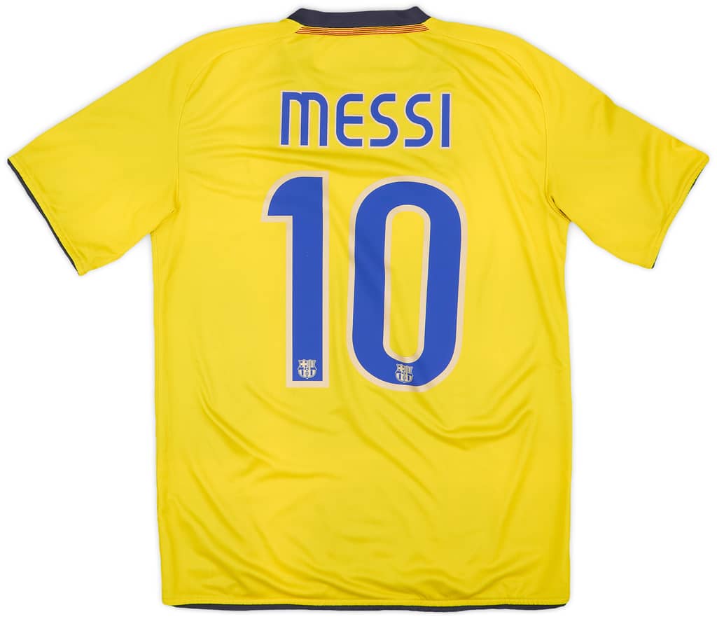 2008-10 Barcelona Away Shirt Messi #10 - 6/10 - (S)