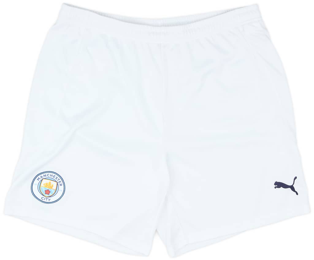 2020-21 Manchester City Home Shorts - 9/10 - (XL)