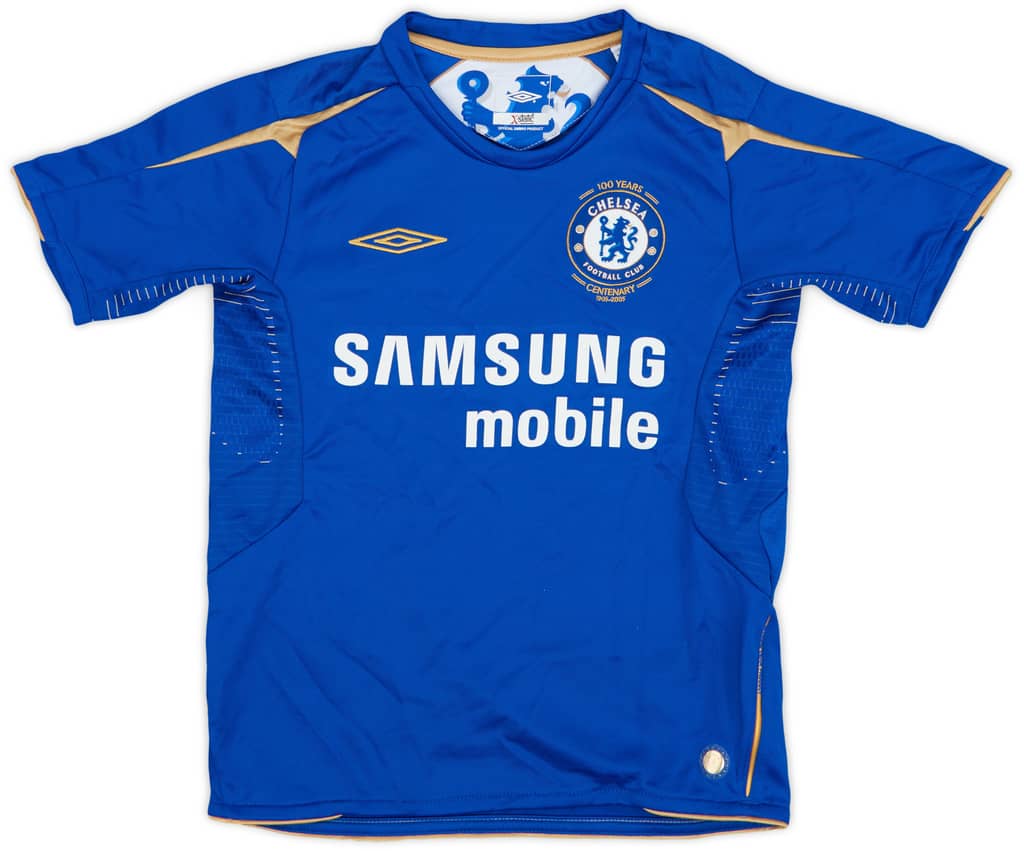 2005-06 Chelsea Centenary Home Shirt - 8/10 - (6-7 Years)