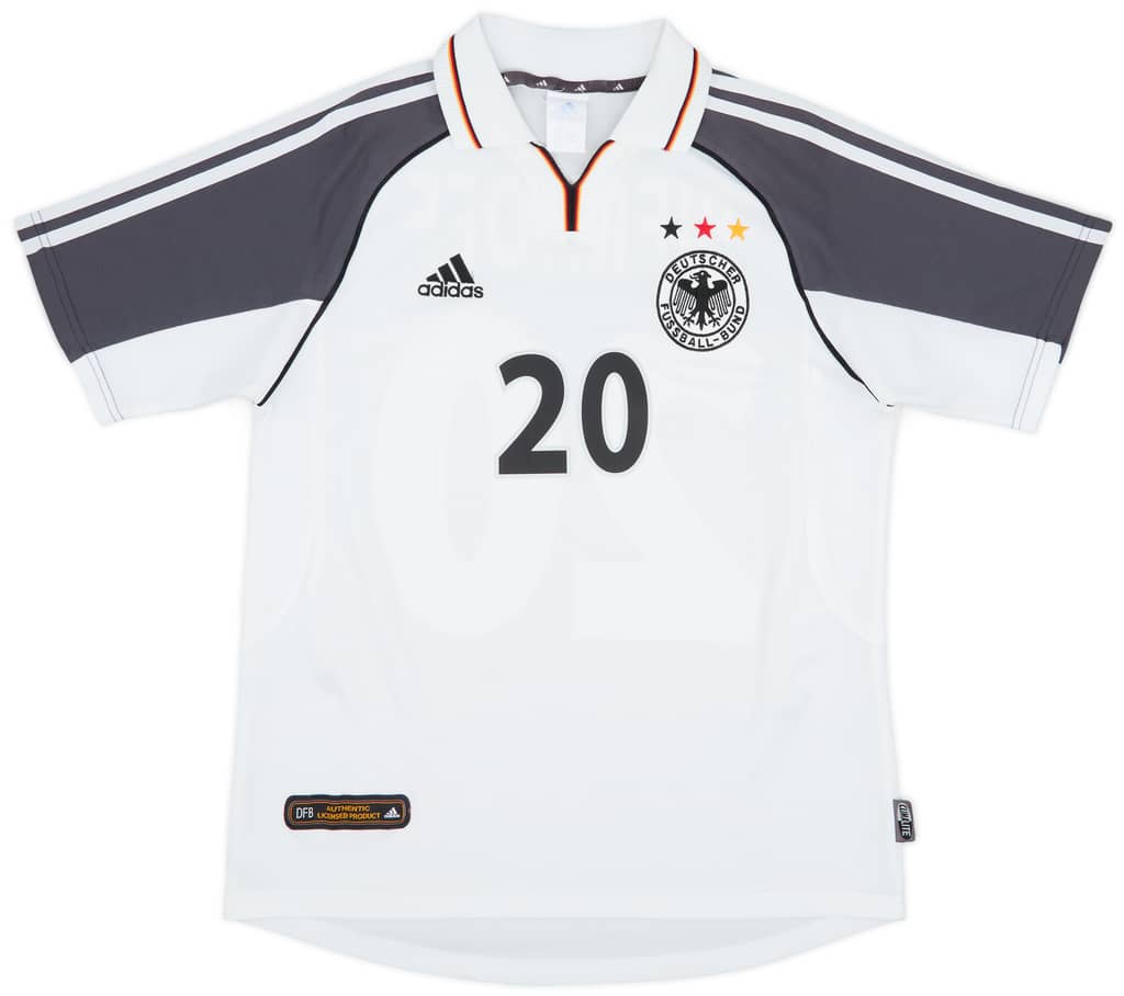 2000-02 Germany Home Shirt Bierhoff #20 - 8/10 - (S)