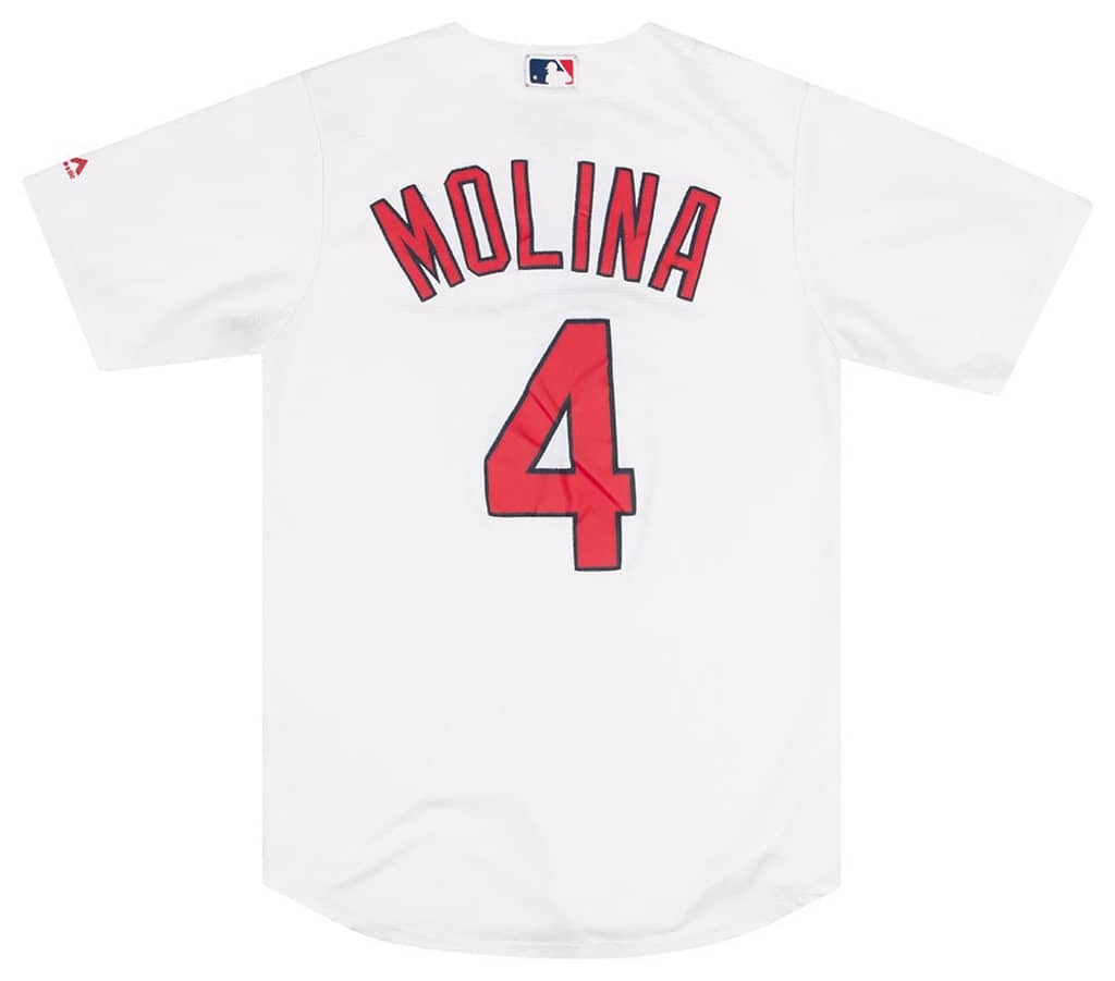 2012-18 St. Louis Cardinals Molina #4 Majestic Jersey (Home) S
