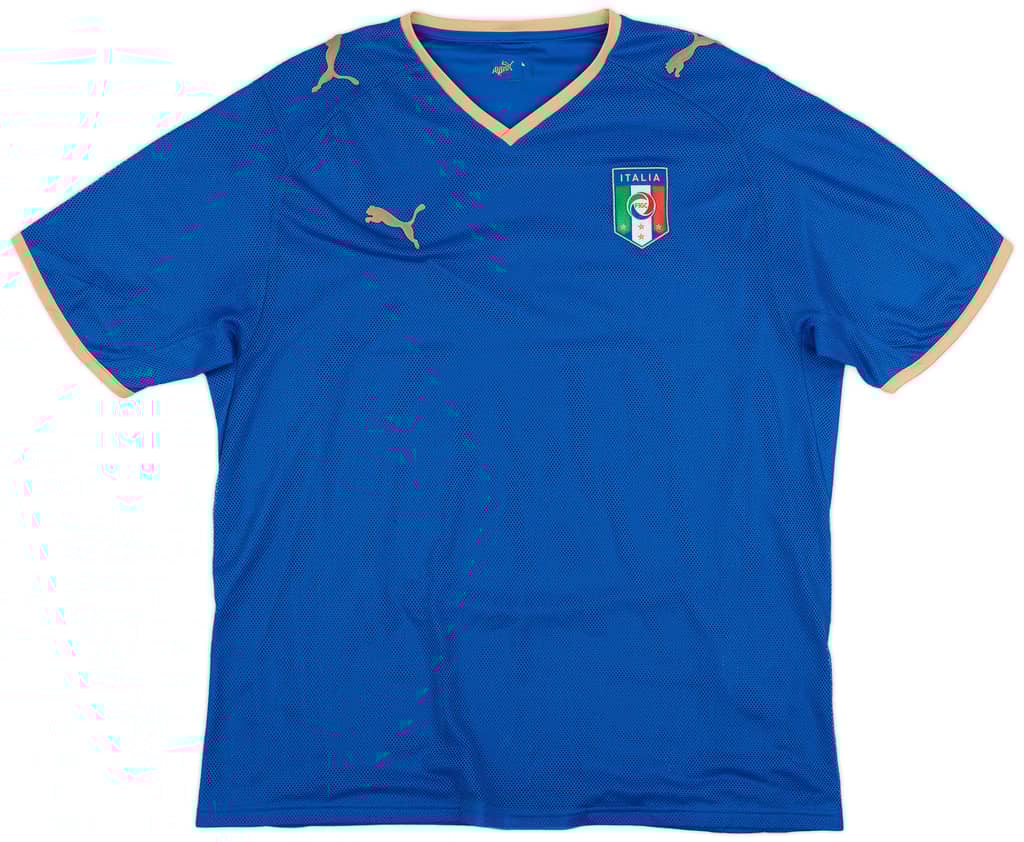 2007-08 Italy Home Shirt - 7/10 - (XL)